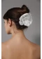 Organza floral hairpin
